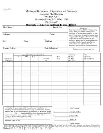 Download 0978 Mississippi Form