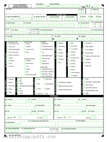 Download Mississippi Accident Report Form
